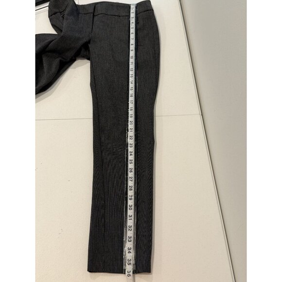 LOFT Marisa Skinny Pants Size 4 Black Ankle Zip Stretch Work Career - Picture 8 of 11